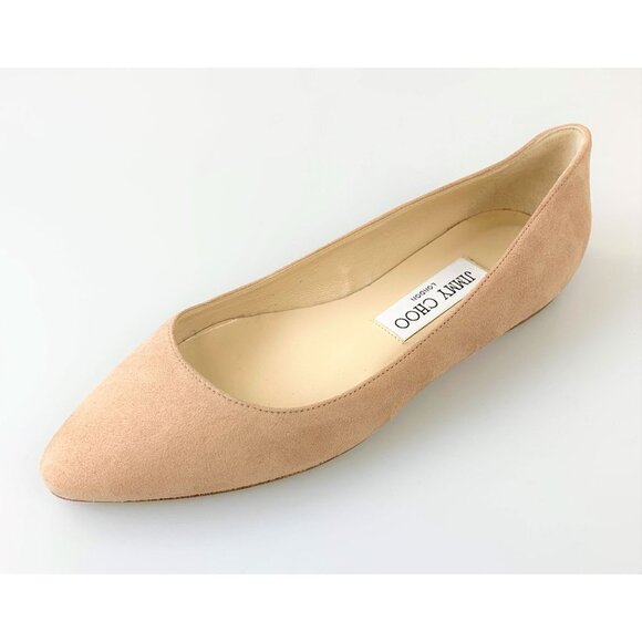 NWT JIMMY CHOO Suede Flats - Picture 2 of 9